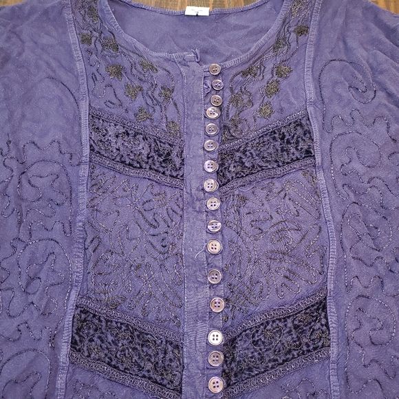 Erika Brooke Button Down Shirt sz 24 - Picture 2 of 5